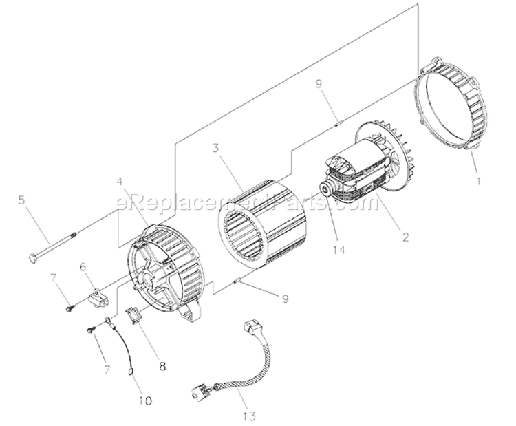 Page A Diagram and Parts List for 030206-0  Briggs and Stratton Generator